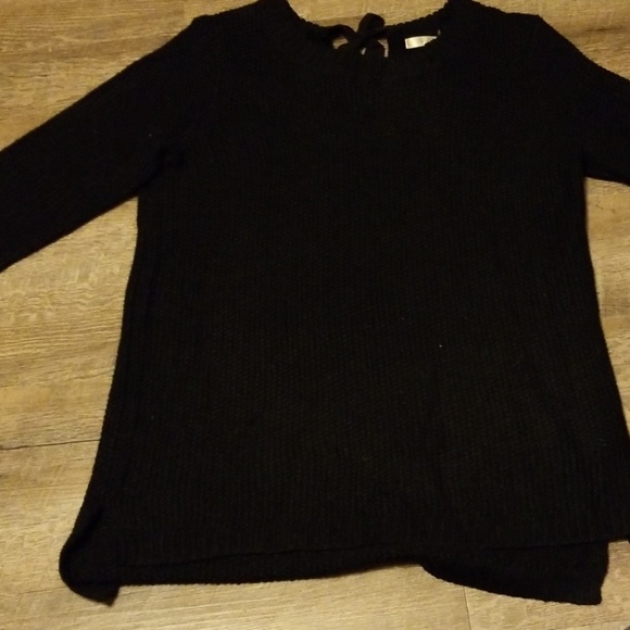 Black Lauren Conrad light weight sweater - Picture 1 of 5